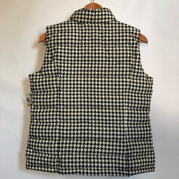 NWT Charter Club Houndstooth Vest Size M - Picture 2 of 7